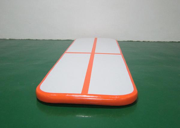 Orange Small 3m / 10ft Gymnastics Equipment Tumble Track Inflatable Air Track