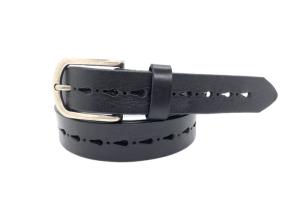 Wholesale Black Women's Fashion Leather Belts For Jeans Pants Plus Size Western Design Belt Alloy Buckle from china suppliers