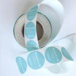 Waterproof Round Personalised Business Stickers