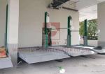 Two Post Auto Parking Lift Auto Storage Lift Space Saving Wear Resistance