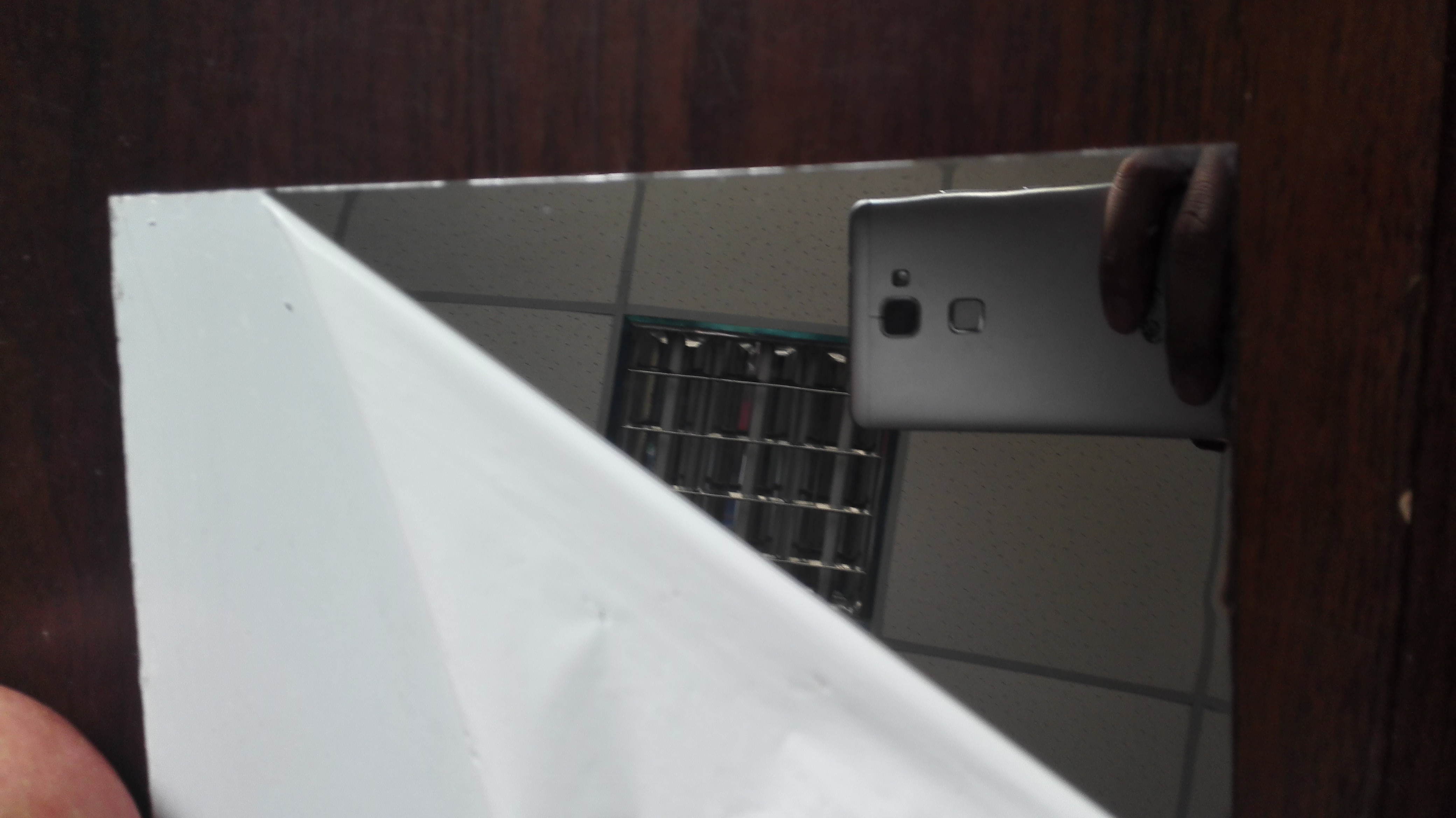 201 Mirror Stainless Steel Sheet Black Mirror Inox Sheet Slit Edge For Wall / Corner Guards
