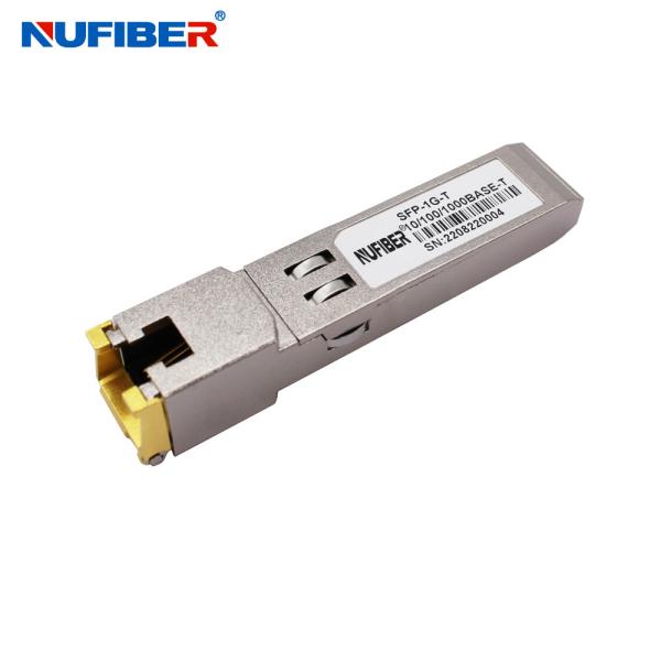Gigabit Copper RJ45 SFP Module Transceiver 10/100/1000Mbps UTP Cable Copper 100m