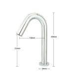 Stainless Steel ISO 3768 0.5 Seconds Sensor Wash Basin Tap