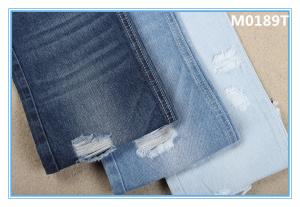 China Dark Indigo Blue 11 Ounces 100 Cotton Denim Fabric Boyfriend Style Black Jean Material on sale