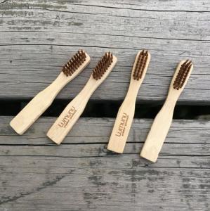 Wholesale 1010 Bristle Reusable Bamboo Toothbrush Portable Biodegradable Toothbrush from china suppliers