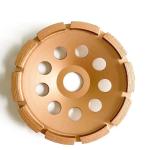 5inch Laser Welded 125×10T(30×5×7.2)×22.23mm Single Row Diamond Cup Wheel For