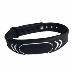 Silicone RFID Access Control Wristbands Waterproof RFID Bracelet Customized