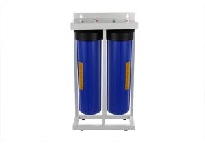 Wholesale Floor mount 20'' big blue whole house water filter housings 1'' port with double sump from china suppliers