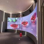 320x160mm Flexible Digital Display P2.5mm Round Shape Cylinder Column