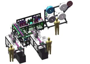 Wholesale full automatic medical mask production line for nonwoven face mask from china suppliers