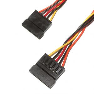 Wholesale 100MM Custom Wire Harness , 5 Pin Sata Power Cable ID Connectors from china suppliers
