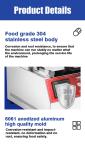 Modified Atmosphere Tray Vacuum Sealer Packaging Machine Food Meat Freshness