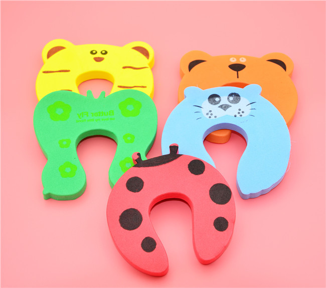 Kids Safety Baby Door Stopper No Finger Pinch Door Guard Rubber Material