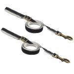 Durable Running Canvas Padded Pet Dog Leash , Colorful European Dog Leash