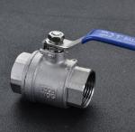 2PC Stainless Steel Ball Valve 316 304 Material for Normal Temperature Media