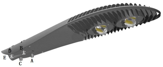 High Power Outdoor LED Street Lights 100w Cobra Head Led Light 105 Lm/W