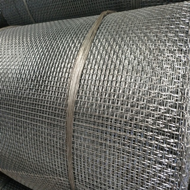 Heavy Industry hot dip galvanized square crimped wire mesh anping for building