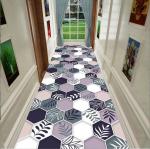 3D Printed Feather Entrance Large Commercial Floor Mat Corridor Stairway Hotel