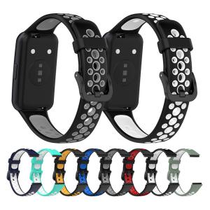 Wholesale TPU Material Silicone Rubber Watch Strap Bands For Huawei 7 Double Color from china suppliers