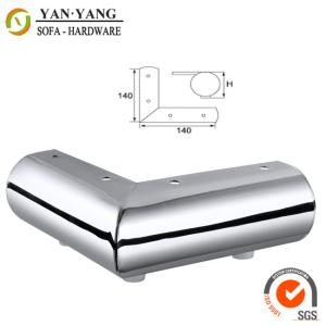 Wholesale 55mm high glossy shiny corner furniture leg modern sofa leg SL-081 from china suppliers