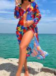 Three Pieces Lady'S Sexy Swimwear In Stock Fashion Europe Comfortable Colorful