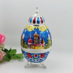 Wholesale Shinny Gifts Egg Type Embossed Metal Automatic Toothpick Tooth-pick Holder Box from china suppliers