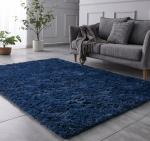 9mm Thick Large Fluffy Shag Living Room Area Rugs for Home Hotel Bathroom and