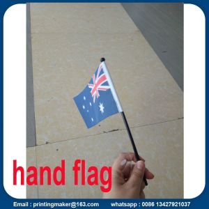 Custom Hand Flags with Plastic Pole