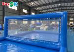 Adult Sports Giant Inflatable Volleyball Court Pool With Net Silk Printing