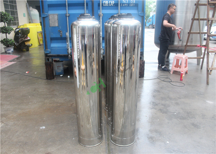 SS304 Stainless Steel Water Filter Vessel Tank For RO Water Machine
