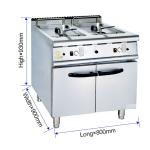 Gas Consumption LPG/NG 800×900×850 70 Restaurant Cooking Equipment GAS Fryer