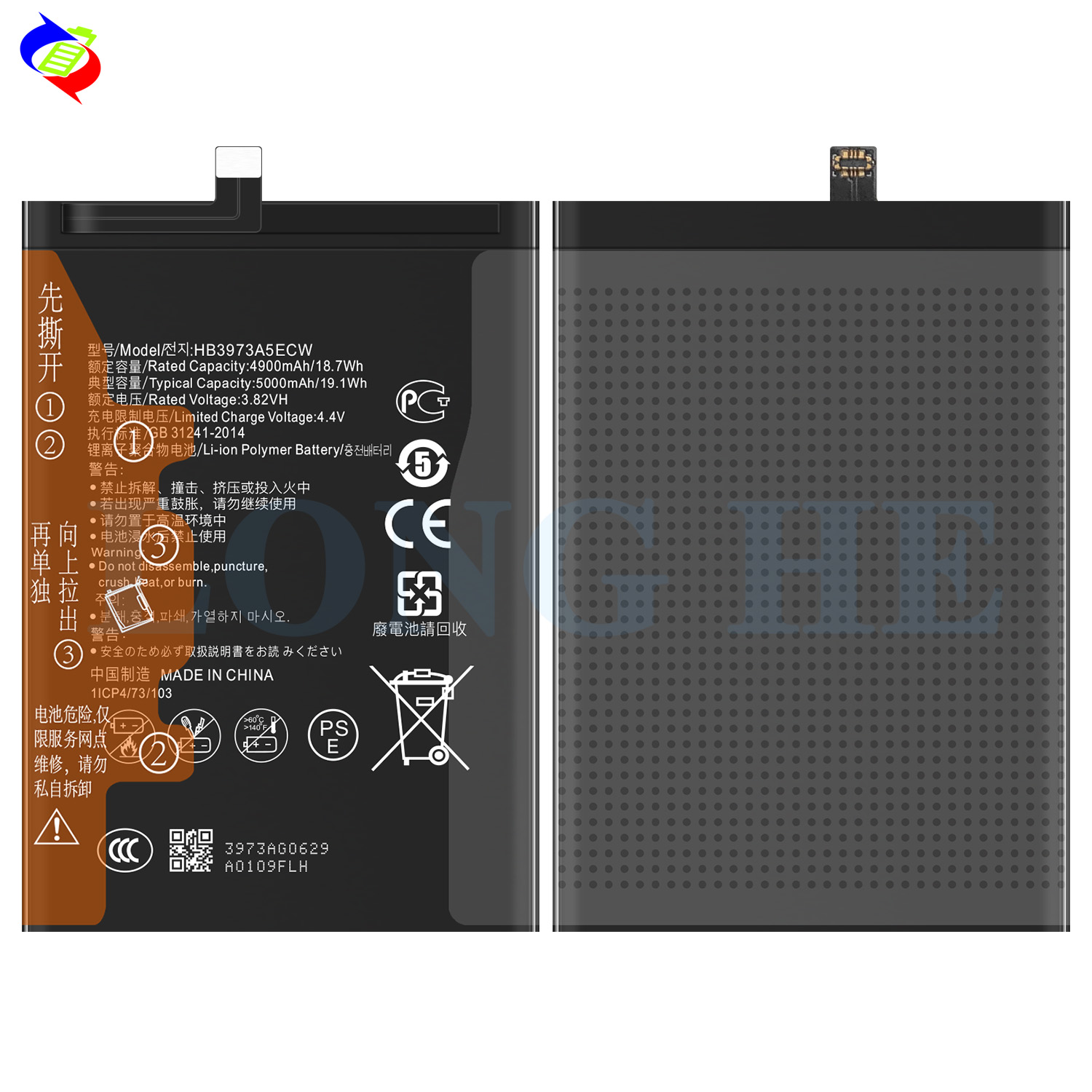 Compatible For HUAWEI HB3973A5ECW Original Capacity Mobile Phone Battery for Mate20X