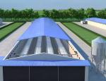 Q235B Q355B Carbon Steel Poultry House Prefabricated Steel Structure Farm House