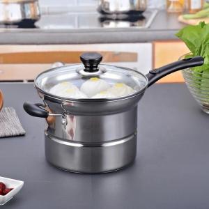 Wholesale Stainless Steel Kitchen Sauce Pans Sustainable Eco Friendly Milk Pot from china suppliers
