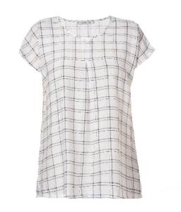 Wholesale Customized Plus Size Checkered Shirt Stylish Loose Tops In Natural Linen Fabric from china suppliers