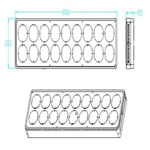 Wholesale cheapest price high lumen apollo 18 800w name all fruits induction grow lights hydroponic from china suppliers