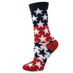 Custom logo, design knitted cute fashion print american flag socks