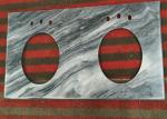 Hilton Grey Marble Vanity Tops 100% Natural Stone With Double Sink Holes