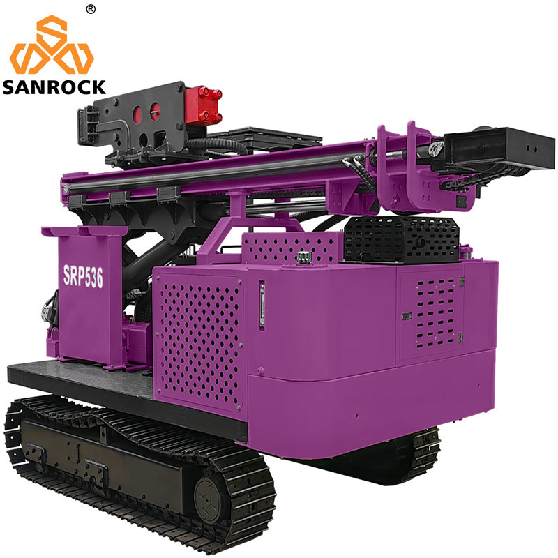 Small Pile Driving Equipment Hydraulic Pile Drilling Machinery Screw Pile Driving Rig