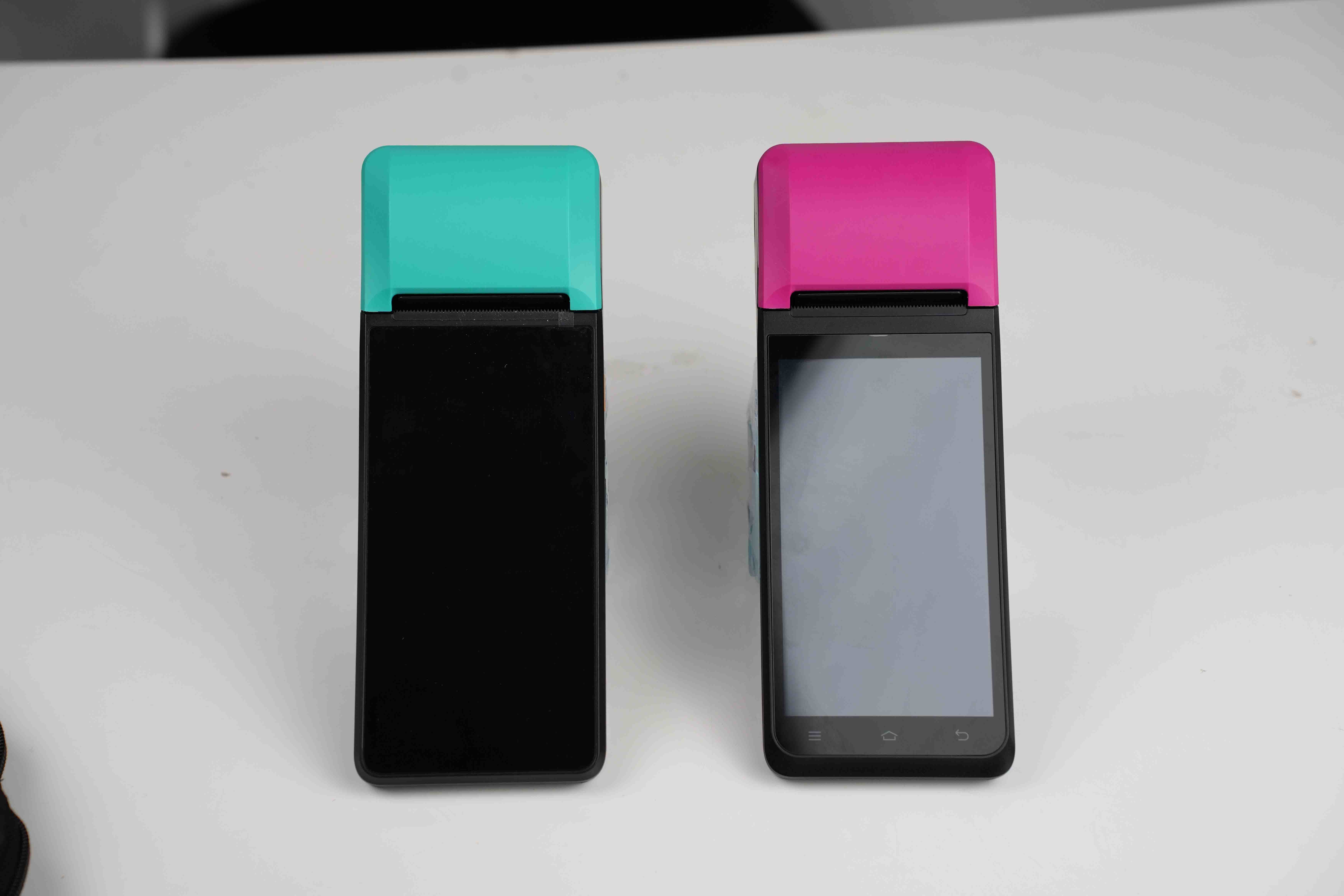 Soft POS Android 14.0 58mm Touch Screen POS Self Ordering Handheld Wifi POS Terminal With 58mm Printer Point