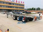 40-80 Tons Skeletal Semi Trailer 1x40ft 2x20ft