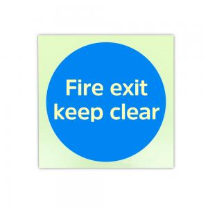 Wholesale OEM Photoluminescent Fire Signs Self Luminescent Exit Signs For Fire Door Keep Shut from china suppliers