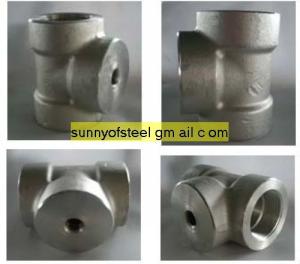 Wholesale duplex stainless ASTM A182 F60 threaded tee from china suppliers