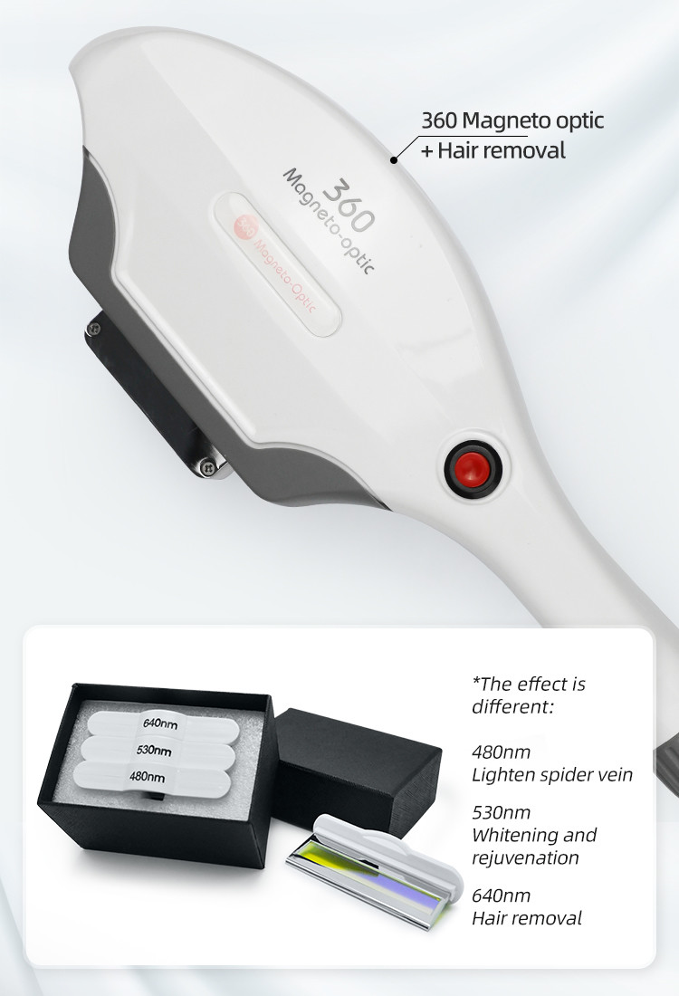 3 In 1 Professional Pico second Laser Opt Shr Ipl Facial Machine For Hair Removal