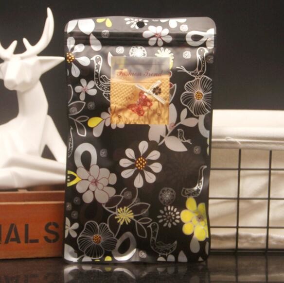 Ziplock Garment Plastic Packaging Bags Recycled Transparent matte With Hole