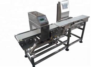 China 304 Stainless Steel Combined Conveyor Weight Check & Metal Detector Food Industry on sale