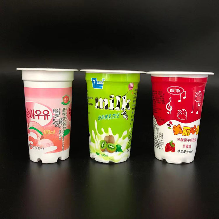 100000PCS Frozen 6 Oz Yogurt Cups Packaging 66mm Lid OEM Customizable