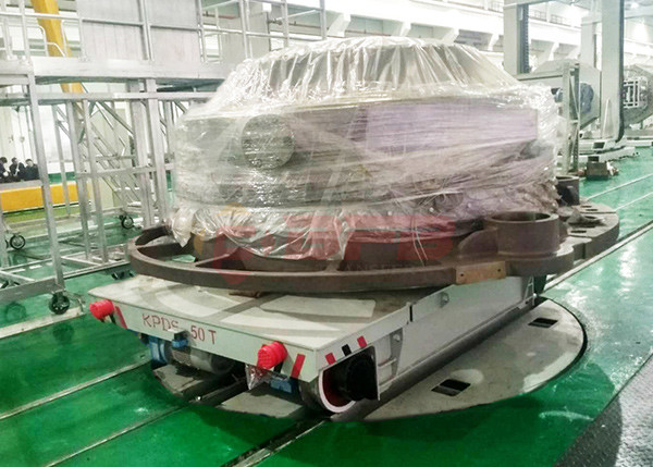 Cross rails factory transfer 360 degree electric car turntable for transfer cart