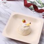5.5inch Organic Disposable Bamboo Camping Plates For Catering Supplies