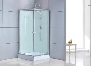 Wholesale 5mm Sliding Bathroom Shower Glass Enclosures 800x800x2150mm from china suppliers